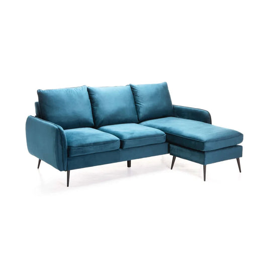 Eve Velvet Corner Chaise