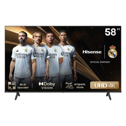 Hisense 58" A6N 4K UHD Smart TV with HDR & Dolby Vision