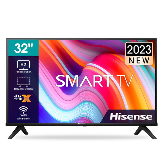 Hisense 32" A4K HD Smart LED TV With Dolby Digital & Digital Tuner